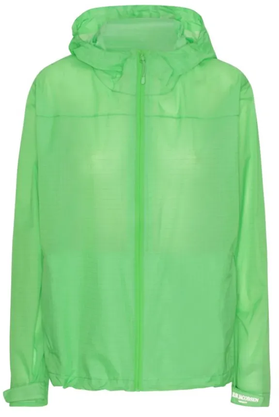Ilse Jacobsen LIGHTRAIN05 Windbreaker - Bright Green | Rainwear | Jackets And Coats