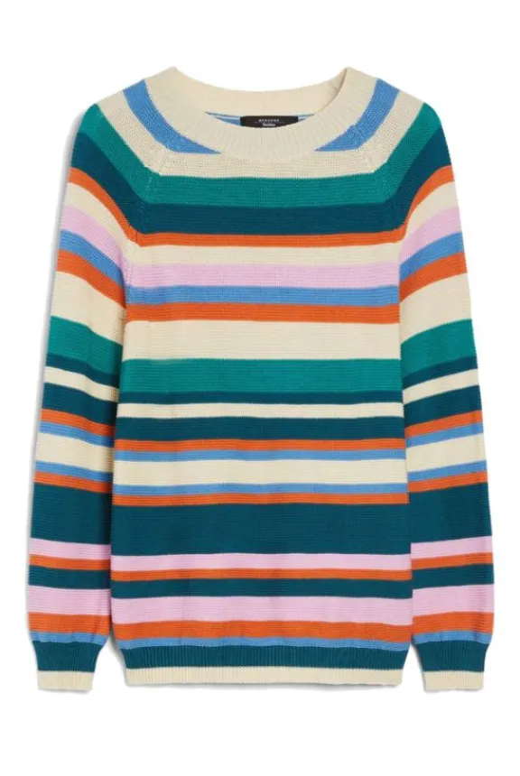 Weekend MaxMara Linz Cotton Yarn Jumper - Multicolour | Knitwear