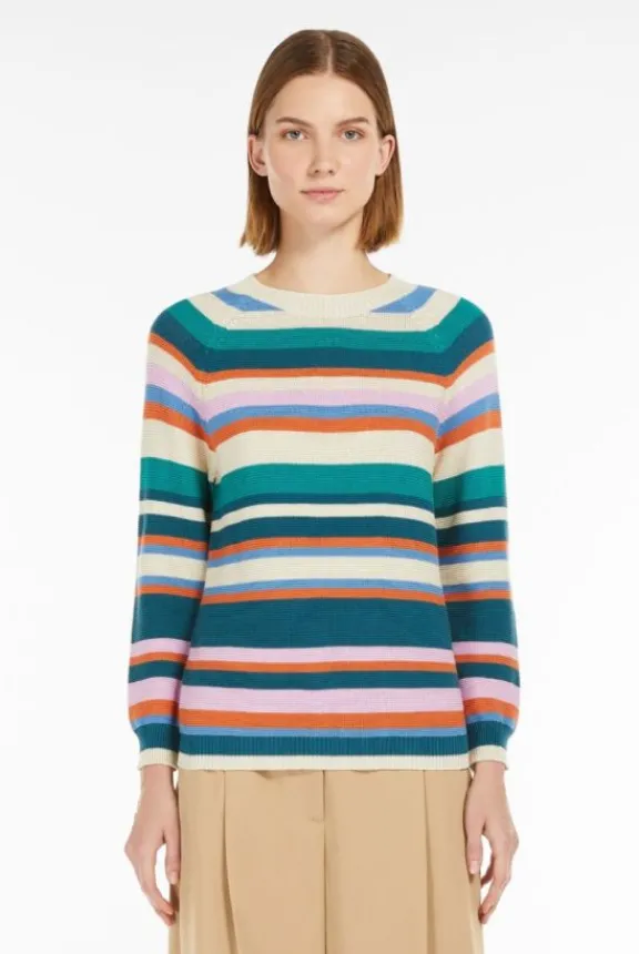 linz_cotton_yarn_jumper___6.webp Weekend MaxMara Linz Cotton Yarn Jumper - Multicolour | Knitwear