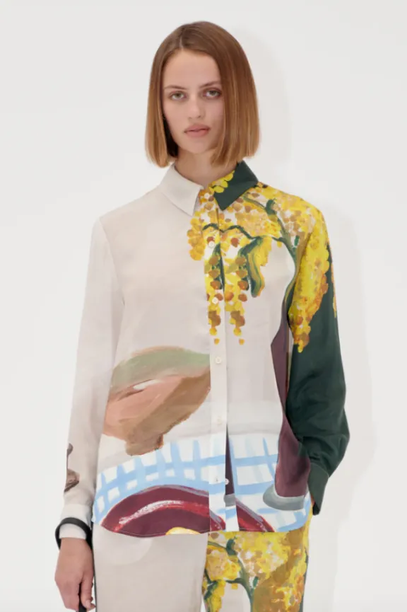 long_sleeve_shirt__lemons_5.webp Stine Goya Long Sleeve Shirt - Lemons on a Plate | Suits & Co-Ordinates | Shirts And Tops