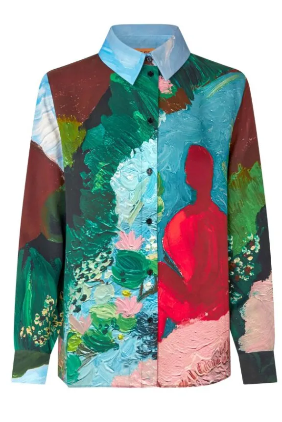 Stine Goya Long Sleeve Shirt - Summer House | Shirts And Tops