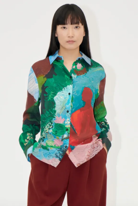 long_sleeve_shirt__summer_5.webp Stine Goya Long Sleeve Shirt - Summer House | Shirts And Tops