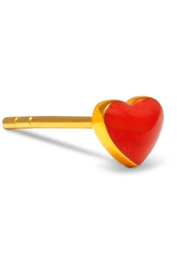 Lulu Copenhagen Love U One Piece Enamel - Red | Jewellery