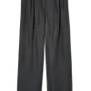 American Vintage Luabird Trousers - Carbon | Trousers And Playsuits