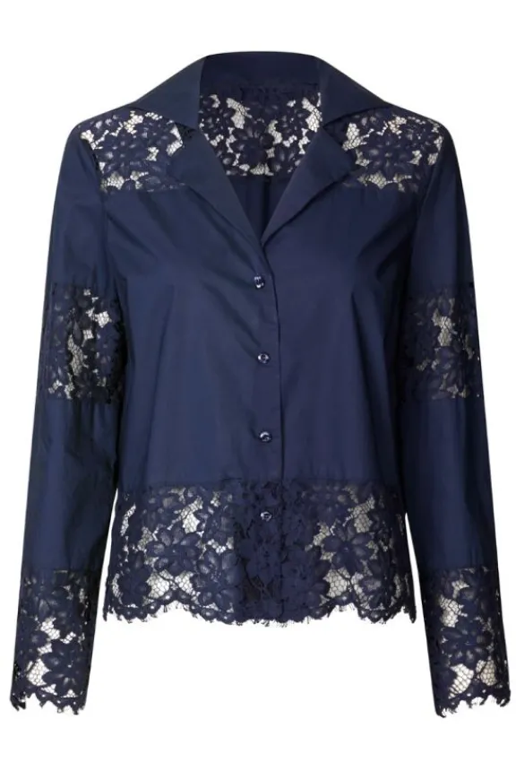 maxine_shirt__ocean_caver_4.webp Baum Und Pferdgarten Maxine Shirt - Ocean Cavern | Suits & Co-Ordinates | Shirts And Tops