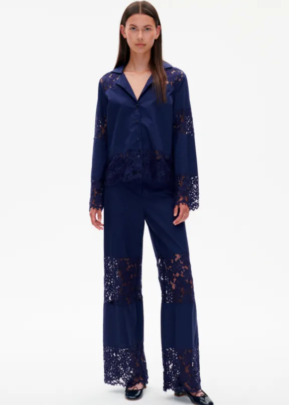 maxine_shirt__ocean_caver_5.webp Baum Und Pferdgarten Maxine Shirt - Ocean Cavern | Suits & Co-Ordinates | Shirts And Tops