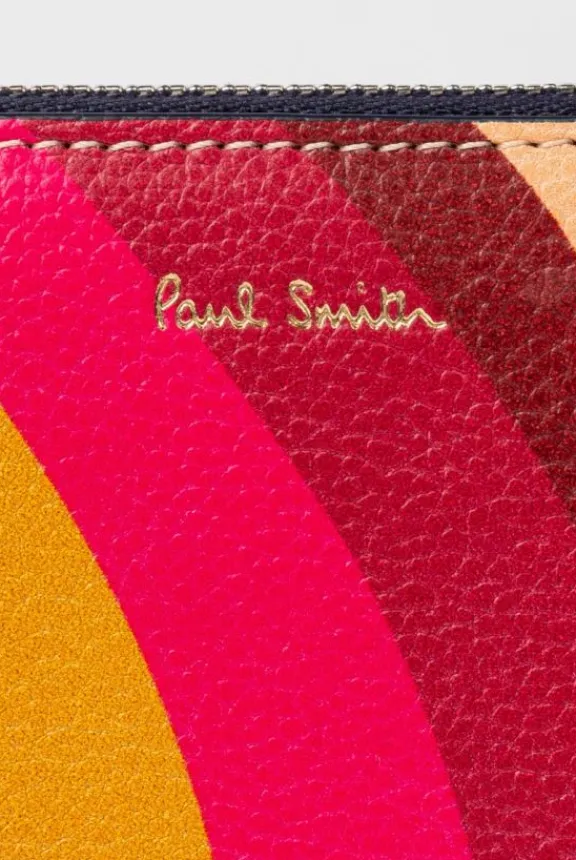 medium_swirl_ziparound_pu_2.webp Paul Smith Medium 'Swirl' Zip-Around Purse | Gifts | Bags And Purses
