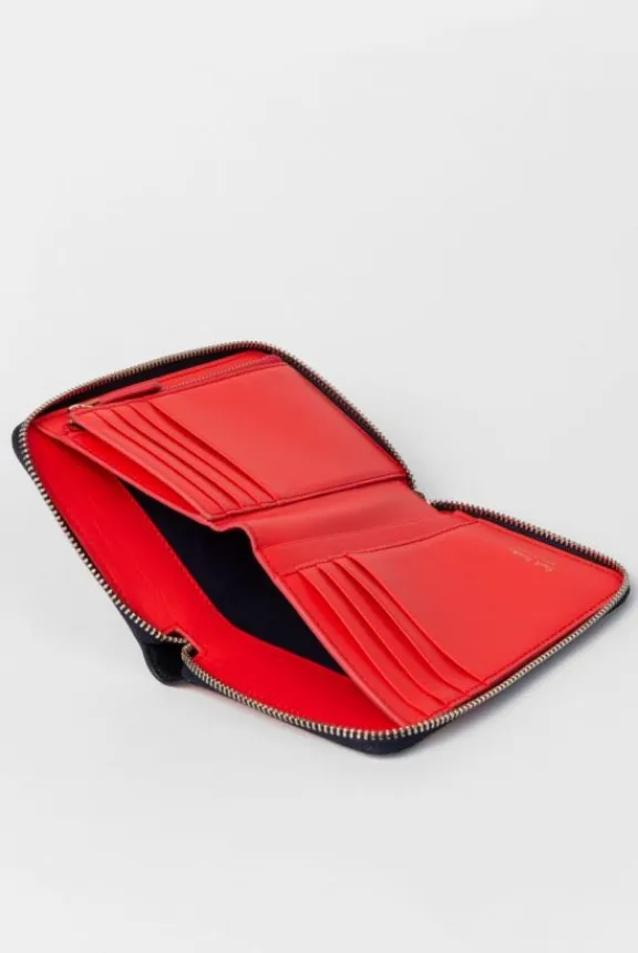 medium_swirl_ziparound_pu_4.webp Paul Smith Medium 'Swirl' Zip-Around Purse | Gifts | Bags And Purses
