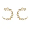 Caroline Svedbom Mini Angie Earrings - Gold/Crystal | Jewellery