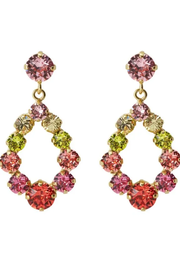 Caroline Svedbom Mini Delia Earrings - Gold/Tropicana Combo | Jewellery | Gifts