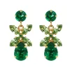 Caroline Svedbom Mini Dione Earrings - Gold/Majestic Green Combo | Jewellery