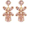 Caroline Svedbom Mini Dione Earrings - Gold/Vintage Rose | Jewellery