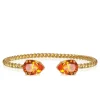 Caroline Svedbom Mini Drop Bracelet - Gold/Tangerine | Jewellery