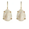 Caroline Svedbom Mini Drop Clasp Earrings - Gold/Linen Ignite | Jewellery | Gifts