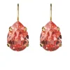Caroline Svedbom Mini Drop Clasp Earrings - Gold/Rose Peach | Jewellery