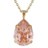 Caroline Svedbom Mini Drop Necklace - Gold/Vintage Rose | Jewellery