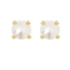 Caroline Svedbom Mini Stud Earrings - Gold/Pearl | Jewellery