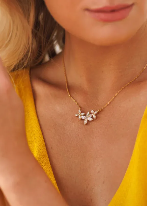 Caroline Svedbom Multi Star Necklace - Gold/Crystal | Jewellery