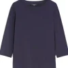 Weekend MaxMara Multia Jersey T-Shirt - Navy | Shirts And Tops