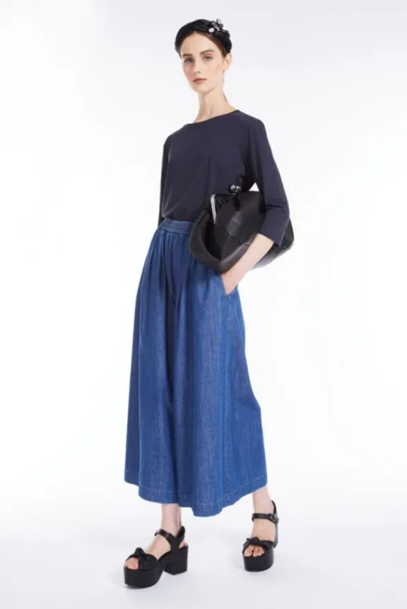 multia_jersey_tshirt__nav_3.webp Weekend MaxMara Multia Jersey T-Shirt - Navy | Shirts And Tops