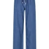 Baum Und Pferdgarten Nanny Trousers - Light Worn Denim | Trousers And Playsuits | Suits & Co-Ordinates
