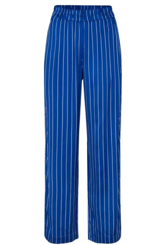 narine_trousers__sodalite_2.webp Baum Und Pferdgarten Narine Trousers - Sodalite Blue Pinstripe | Trousers And Playsuits | Suits & Co-Ordinates