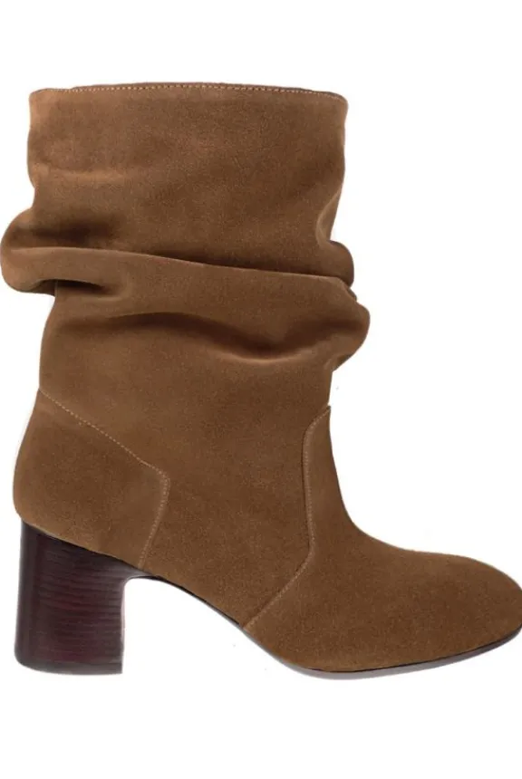 Chie Mihara Nasti Suede Boots - Brown | Chie Mihara