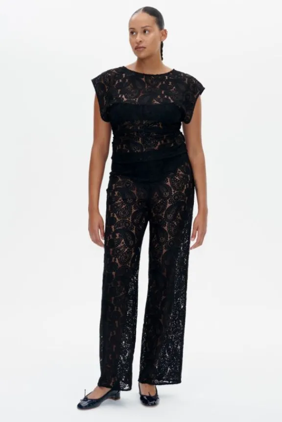 nida_trousers__black_6.webp Baum Und Pferdgarten Nida Trousers - Black | Trousers And Playsuits | Suits & Co-Ordinates