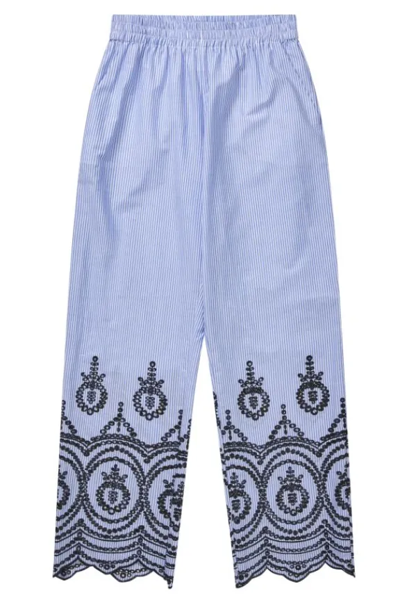 Munthe Ochange Pants - Indigo | Trousers And Playsuits | Suits & Co-Ordinates
