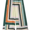 Weekend MaxMara Ottavo Silk Twill Trousers - Mulitcolour | Trousers And Playsuits | Suits & Co-Ordinates