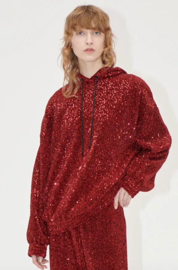 oversize_hoodie__bordeaux_2.webp Stine Goya Oversize Hoodie - Bordeaux | Shirts And Tops