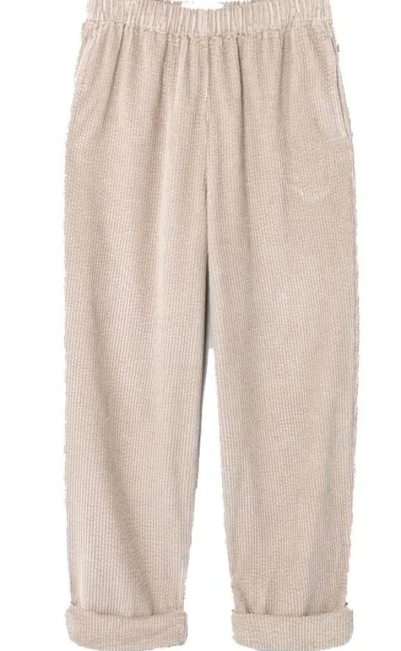 American Vintage Padow Trousers - Mastic | Trousers And Playsuits