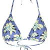 Paul Smith Palm Burst Triangle Bikini Top - Cornflower Blue | Swimwear