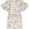 Munthe Palmetto Dress - Creme | Dresses