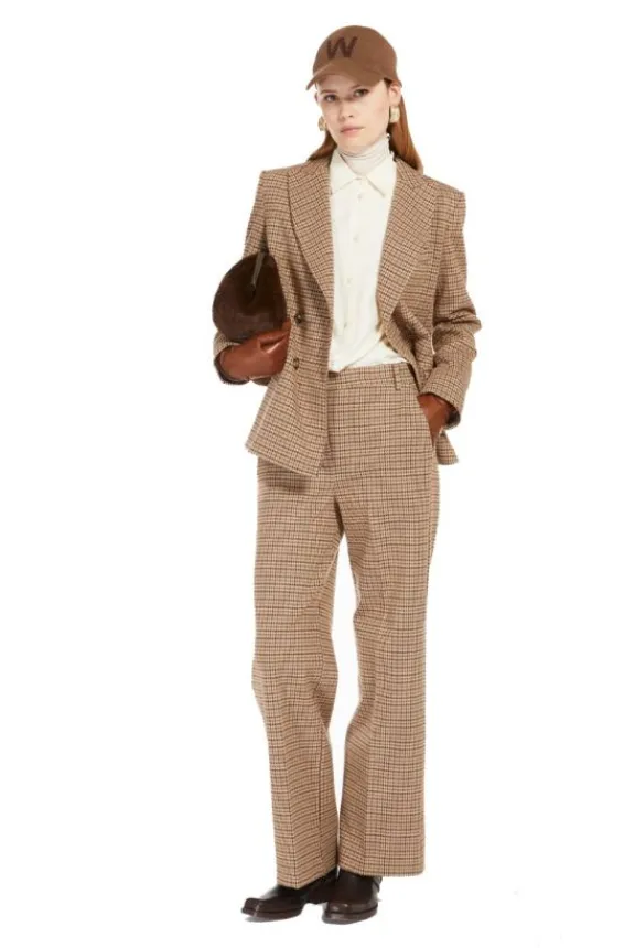 panetto_jersey_trousers___3.webp Weekend MaxMara Panetto Jersey Trousers - Camel Check | Trousers And Playsuits