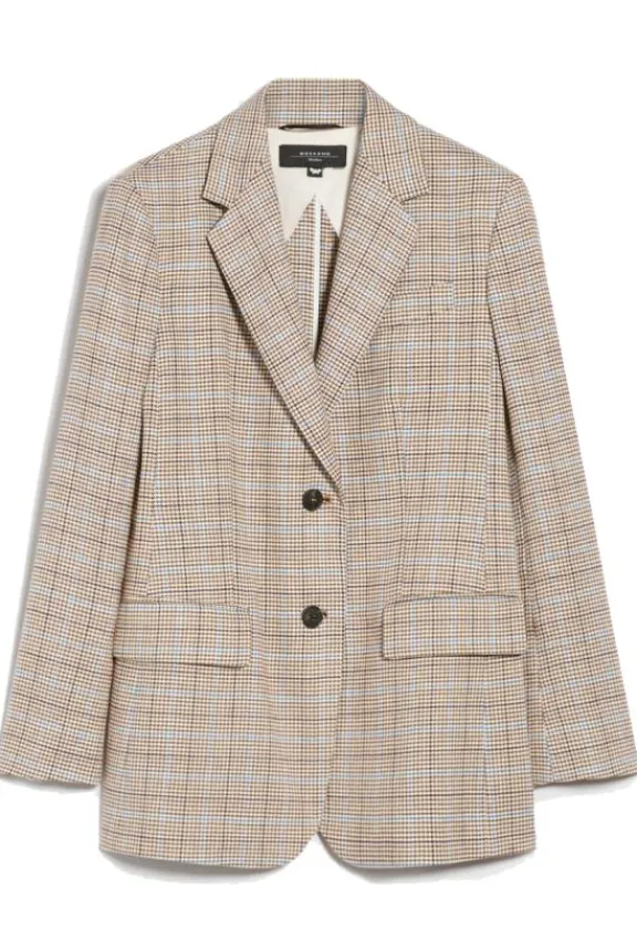 Weekend MaxMara Peirak Linen & Cotton Twill Blazer - Terracotta | Suits & Co-Ordinates | Jackets And Coats