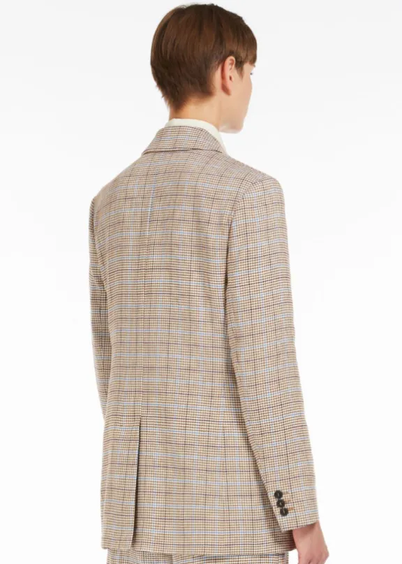 peirak_linen_amp_cotton_t_5.webp Weekend MaxMara Peirak Linen & Cotton Twill Blazer - Terracotta | Suits & Co-Ordinates | Jackets And Coats