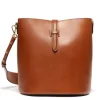 Weekend MaxMara Pere Leather Bucket Bag - Tobacco | Bags And Purses