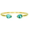 Caroline Svedbom Petite Drop Bracelet - Gold/Aquamarine | Jewellery | Gifts