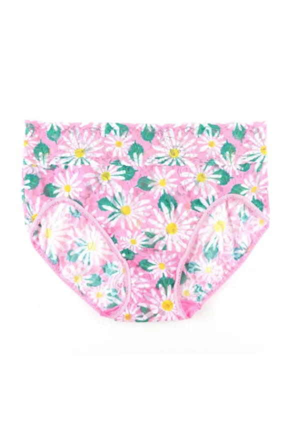 printed_signature_lace_fr_3.webp Hanky Panky Printed Signature Lace French Brief - Hello Spring | Hosiery