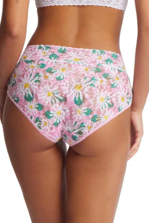 printed_signature_lace_fr_4.webp Hanky Panky Printed Signature Lace French Brief - Hello Spring | Hosiery