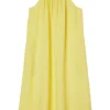 American Vintage Pykoboo Dress - Fluo Yellow Vichy | Dresses