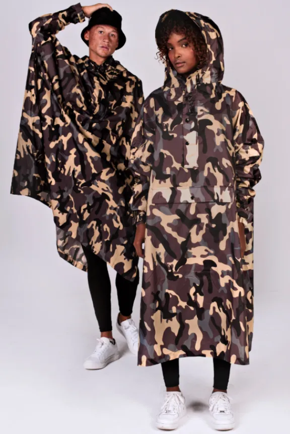 Rainkiss Rain Poncho - Camo | Rainwear | Jackets And Coats