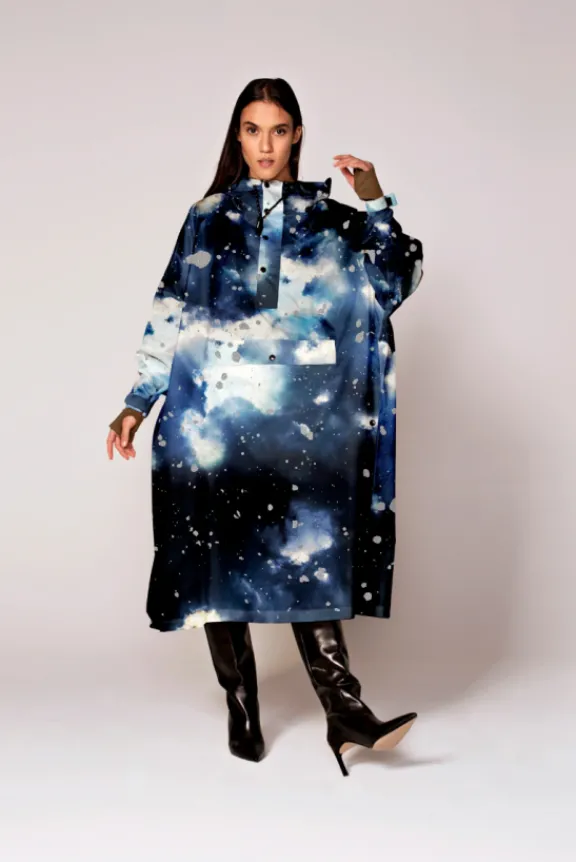 Rainkiss Rain Poncho - Starry Night | Rainwear | Jackets And Coats