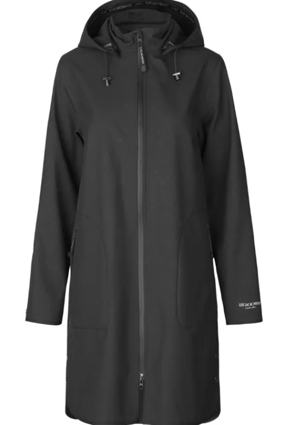 rain_raincoat__black_4.webp Ilse Jacobsen RAIN128 Raincoat - Black | Rainwear | Jackets And Coats