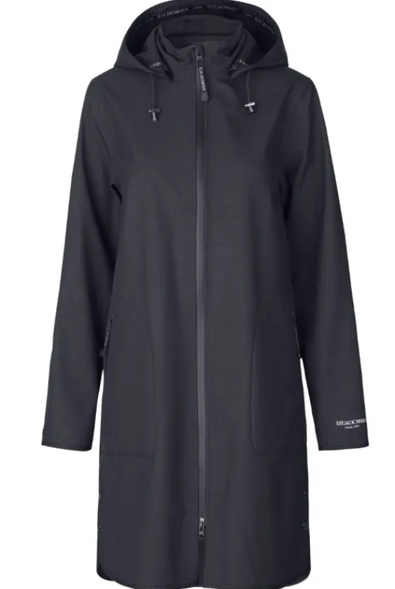 rain_raincoat__dark_indig_3.webp Ilse Jacobsen RAIN128 Raincoat - Dark Indigo | Rainwear | Jackets And Coats