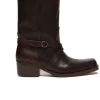 Weekend MaxMara Ranch Leather Boots - Chocolate | Weekend Maxmara