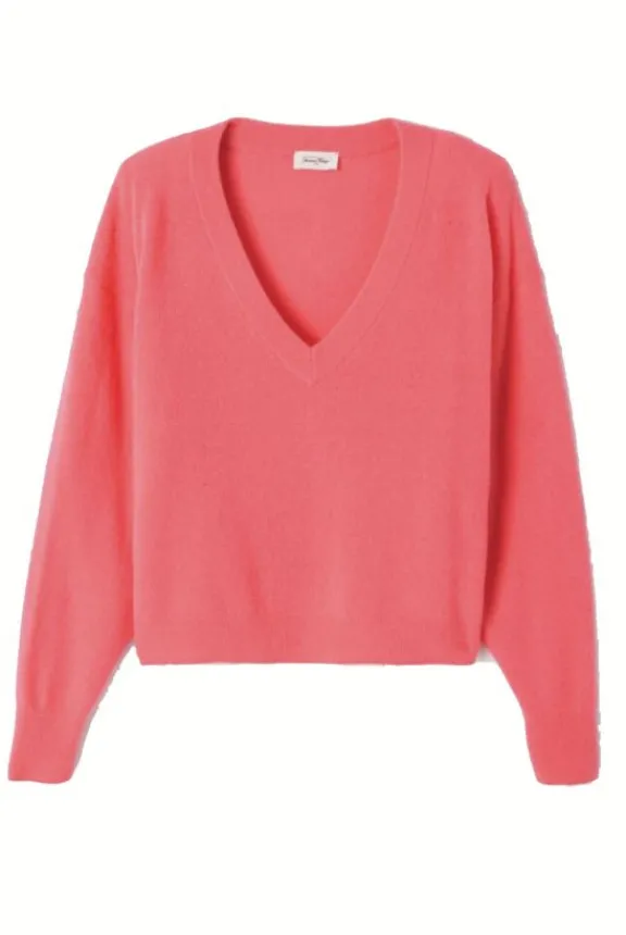 American Vintage Raxow Jumper - Fluorescent Hortensia | Knitwear