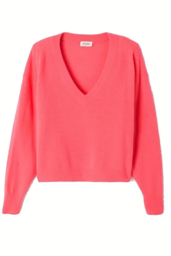 American Vintage Raxow Jumper - Fluorescent Hortensia | Knitwear