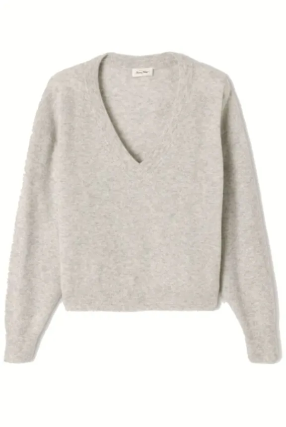 American Vintage Raxow Jumper - Heather Grey | Knitwear